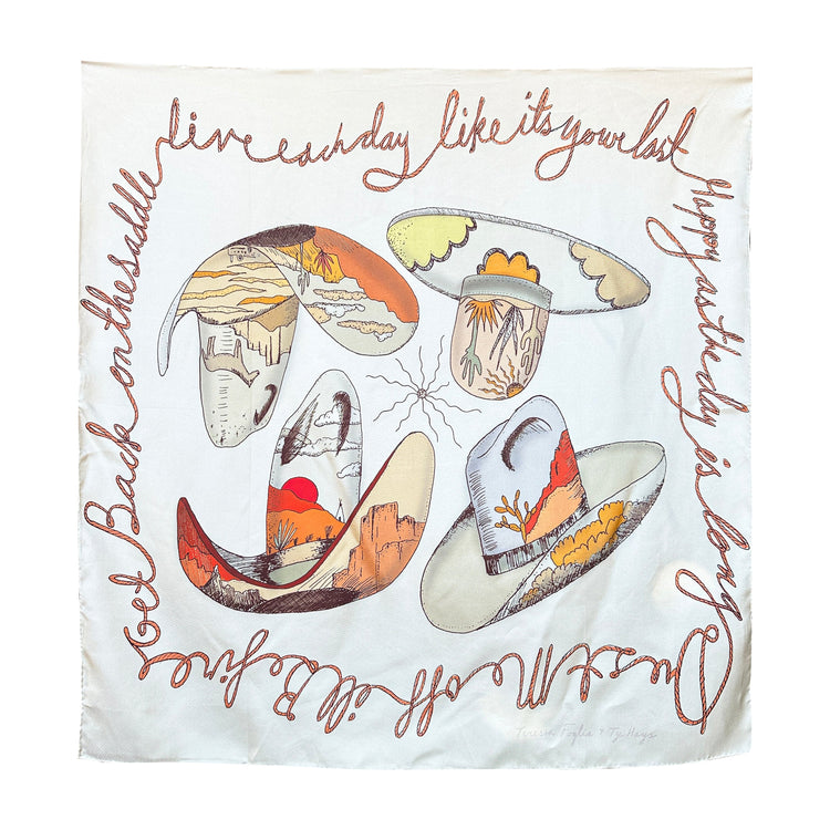 Hats Western Silk Scarf